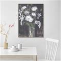 Picture of White Flower Medley _GroupedProduct_Rectangle_Portrait_Canvas_Framed_