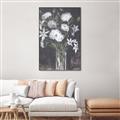 Picture of White Flower Medley _GroupedProduct_Rectangle_Portrait_Canvas_Framed_