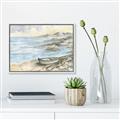 Picture of Stoney Beaches _GroupedProduct_Rectangle_Landscape_Canvas_Framed_