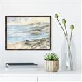 Picture of Stoney Beaches _GroupedProduct_Rectangle_Landscape_Canvas_Framed_
