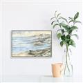 Picture of Stoney Beaches _GroupedProduct_Rectangle_Landscape_Canvas_Framed_