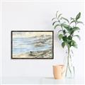 Picture of Stoney Beaches _GroupedProduct_Rectangle_Landscape_Canvas_Framed_