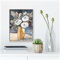 Picture of White Flower In Vase I _GroupedProduct_Rectangle_Portrait_Canvas_Framed_