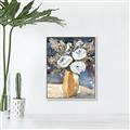 Picture of White Flower In Vase I _GroupedProduct_Rectangle_Portrait_Canvas_Framed_