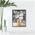 Picture of White Flower In Vase I _GroupedProduct_Rectangle_Portrait_Canvas_Framed_
