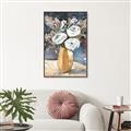 Picture of White Flower In Vase I _GroupedProduct_Rectangle_Portrait_Canvas_Framed_