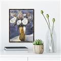 Picture of White Flower In Vase II _GroupedProduct_Rectangle_Portrait_Canvas_Framed_