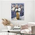 Picture of White Flower In Vase II _GroupedProduct_Rectangle_Portrait_Canvas_Framed_