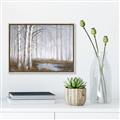 Picture of Foggy Trees _GroupedProduct_Rectangle_Landscape_Canvas_Framed_