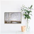 Picture of Foggy Trees _GroupedProduct_Rectangle_Landscape_Canvas_Framed_