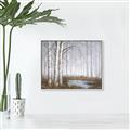 Picture of Foggy Trees _GroupedProduct_Rectangle_Landscape_Canvas_Framed_