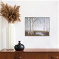 Picture of Foggy Trees _GroupedProduct_Rectangle_Landscape_Canvas_Framed_