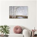 Picture of Foggy Trees _GroupedProduct_Rectangle_Landscape_Canvas_Framed_