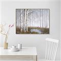 Picture of Foggy Trees _GroupedProduct_Rectangle_Landscape_Canvas_Framed_