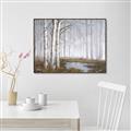 Picture of Foggy Trees _GroupedProduct_Rectangle_Landscape_Canvas_Framed_
