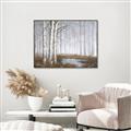 Picture of Foggy Trees _GroupedProduct_Rectangle_Landscape_Canvas_Framed_