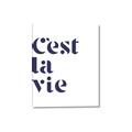 Picture of Cest La Vie II _GroupedProduct_Rectangle_Portrait_Canvas_