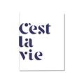Picture of Cest La Vie II _GroupedProduct_Rectangle_Portrait_Canvas_