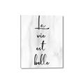 Picture of La Vie Est Belle _GroupedProduct_Rectangle_Portrait_Canvas_