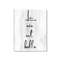 Picture of La Vie Est Belle _GroupedProduct_Rectangle_Portrait_Canvas_