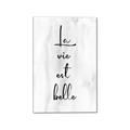 Picture of La Vie Est Belle _GroupedProduct_Rectangle_Portrait_Canvas_