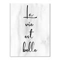 Picture of La Vie Est Belle _GroupedProduct_Rectangle_Portrait_Canvas_