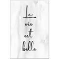 Picture of La Vie Est Belle _GroupedProduct_Rectangle_Portrait_Canvas_