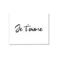 Picture of Je Taime _GroupedProduct_Rectangle_Landscape_Canvas_