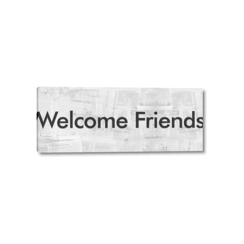 Picture of Welcome Friends II _GroupedProduct_Panel_Landscape_Canvas_