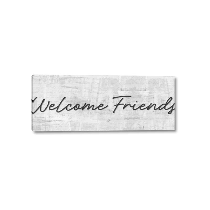 Picture of Welcome Friends III _GroupedProduct_Panel_Landscape_Canvas_