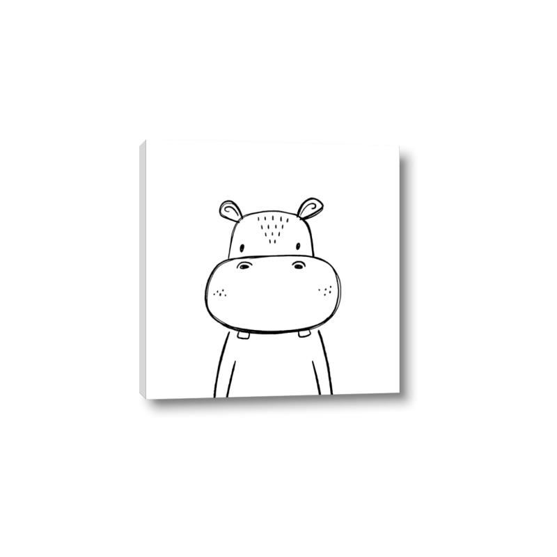 Picture of Sketch Animal  IV _GroupedProduct_Square_Canvas_