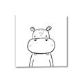 Picture of Sketch Animal  IV _GroupedProduct_Square_Canvas_