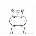 Picture of Sketch Animal  IV _GroupedProduct_Square_Canvas_