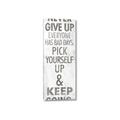 Picture of Never Give Up I _GroupedProduct_Panel_Portrait_Canvas_