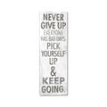 Picture of Never Give Up I _GroupedProduct_Panel_Portrait_Canvas_