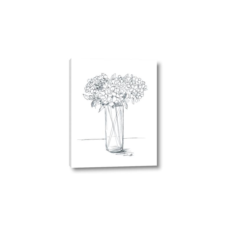 Picture of Drawing Flower VI _GroupedProduct_Rectangle_Portrait_Canvas_