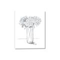 Picture of Drawing Flower VI _GroupedProduct_Rectangle_Portrait_Canvas_