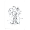 Picture of Drawing Flower V _GroupedProduct_Rectangle_Portrait_Canvas_