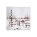 Picture of Animal in winter _GroupedProduct_Square_Canvas_