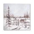 Picture of Animal in winter _GroupedProduct_Square_Canvas_