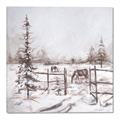 Picture of Animal in winter _GroupedProduct_Square_Canvas_