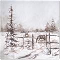 Picture of Animal in winter _GroupedProduct_Square_Canvas_