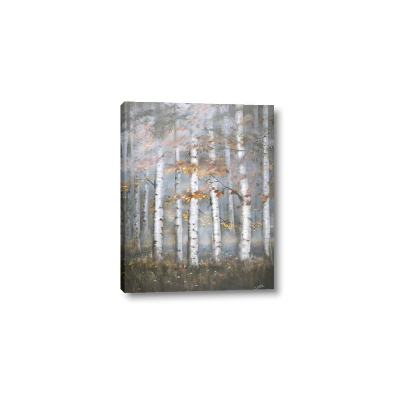 Picture of White Birches In Fall _GroupedProduct_Rectangle_Portrait_Canvas_