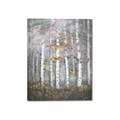Picture of White Birches In Fall _GroupedProduct_Rectangle_Portrait_Canvas_