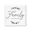 Picture of Family Where Life Begins I _GroupedProduct_Square_Canvas_