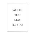 Picture of Where You Stay - I'll Stay II  _GroupedProduct_Rectangle_Portrait_Canvas_