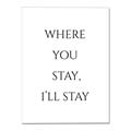 Picture of Where You Stay - I'll Stay II  _GroupedProduct_Rectangle_Portrait_Canvas_