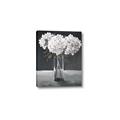 Picture of White Hydrangea jar _GroupedProduct_Rectangle_Portrait_Canvas_