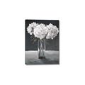 Picture of White Hydrangea jar _GroupedProduct_Rectangle_Portrait_Canvas_