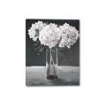 Picture of White Hydrangea jar _GroupedProduct_Rectangle_Portrait_Canvas_